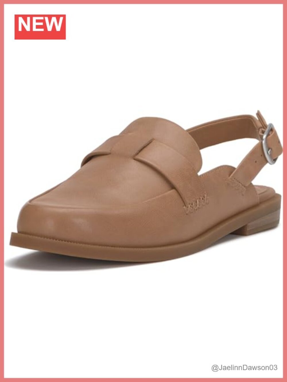 Lucky Brand Louisaa Leather Mule Slingback